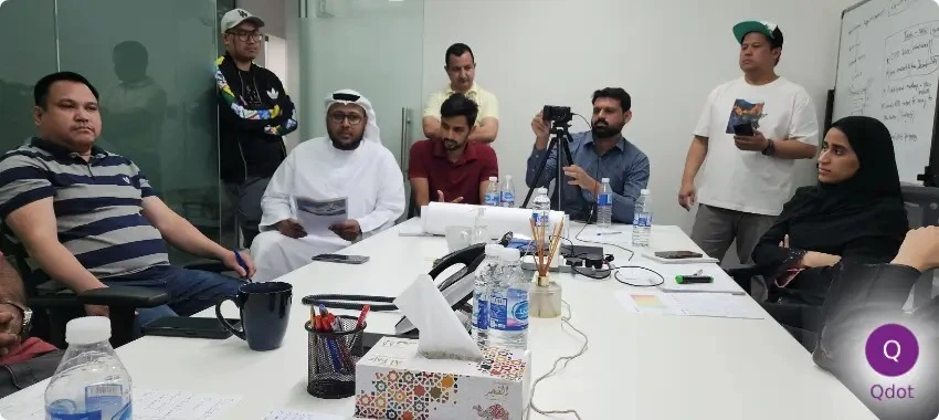 ISO 27001 audit readiness meeting and documentation review in the UAE