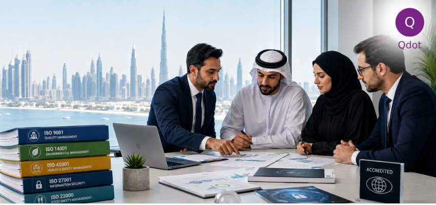 ISO management system consultancy in the UAE with accredited certification audit documents