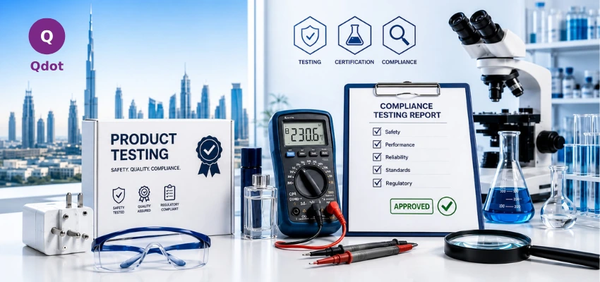 Product testing services in UAE for safety quality and compliance