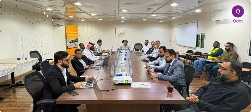 ISO 45001 audit opening meeting at Saudi Napesco in Dammam