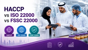 HACCP ISO 22000 and FSSC 22000 comparison for UAE food manufacturers