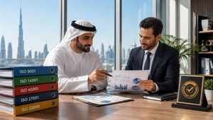 UAE ISO consultancy market insight showing accredited management system consultancy, audit documents and business compliance discussion
